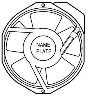 5915PC-12T-B10-A00 AXIAL FAN, 150MM, 115VAC, 190mA 5915PC-12T-B10-A00 AXIAL FAN, 150MM, 115VAC, 190mA
