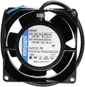 for 8556N Fan 230V 50/60Hz 12/11W 70/60mA 8CM High Temperature Cooling Fan
