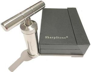 SharpStone Classic (6.2" Inch) Heavy Duty T-Shaped Press - 3pc, Large, Silver