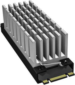 Archgon SSD Heatsink M.2 2280 NVMe SSD Aluminium Heatsink Cooler with Thermal Pads for PCIE NVMe M.2 SSD, SATA M.2 SSD (Silver HS-0130)