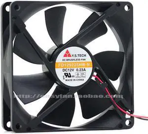 Y.S.TECH FD129225HB-N 12V 0.23A 9CM 9025 2lines cooling fan Y.S.TECH FD129225HB-N 12V 0.23A 9CM 9025 2lines cooling fan