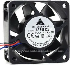 DELTA 6025 AFB0612SH 12V 0.32A 6CM PWM cooling fan DELTA 6025 AFB0612SH 12V 0.32A 6CM PWM cooling fan