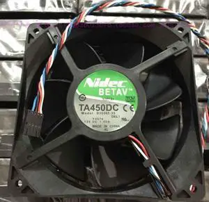 NIDEC TA450DC B35502-35 12038 12CM FOR DELL 4PIN Double Ball bearing 12V 1.4A cooling fan