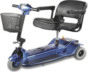 Zipr Xtra 3 Wheel Scooter - 3 Wheel Extended Wheelbase Mobility Scooter - 16" Seat Electric Wheelchair - Portable & Folding Mobility Scooters for Adults, Travel, Seniors, Elderly