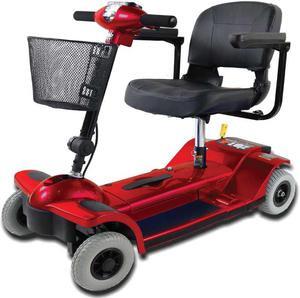 Zipr Traveler Xtra 4 Wheel Spacious Long Range Mobility Scooter - Folding Motorized Wheelchair - Mobility Scooter for Adults, Travel, Seniors, Elderly - Mobility Scooters -