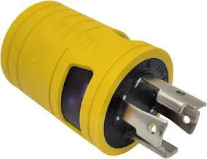 Parkworld 884982 Generator Adapter 4-Prong 30 AMP Locking L14-30P Plug to 20 AMP Locking L14-20R Receptacle