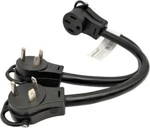Parkworld 692361 RV (2)30A to 50A V adapter cord, (2) TT-30P male to 14-50R female, 1.5FT