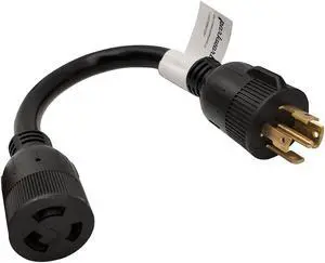 Parkworld 61308 AC Adapter Cord NEMA L21-30P to L6-20R 1 ft.