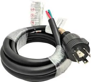 Parkworld 63913 L14-30P Generator 4-Prong 30amp Twist Lock NEMA L14-30 Plug Power Cord Set, UL Listed 10 ft.