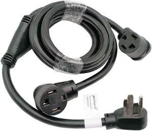 Parkworld 886603A NEMA 14-30 Splitter, Dryer 14-30P Male Plug to (2) 14-30R Female Receptacle, Dryer 4-Prong 30 AMP 14-30 Y Adapter Cord 12 ft.