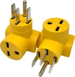 Parkworld 62831 NEMA 14-50P to 6-30R One Piece Compact Adapter RV to Workshop Output 30amp 250Volt