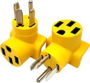 Parkworld 63180 EV Charging Adapter NEMA 14-30P to 14-50R One Piece Compact Adapter (ONLY for EV or Tesla use, NOT for RV)