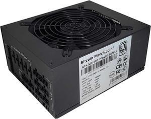 Bitcoin Merch® - 1600W 110V US Fully Modular ATX Mining Power Supply
