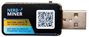 Bitcoin Merch® NerdMiner 2 - Large screen USB Solo Miner with WiFi