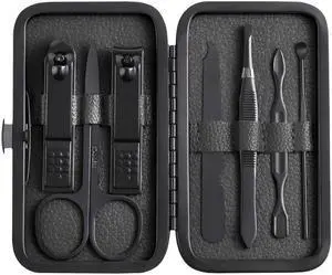 Akol Manicure Set // 7 Pieces (Black)