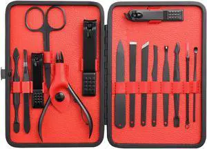 Akol Manicure set // 15 pcs (Red)