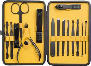 Akol Manicure set // 15 pcs (Yellow)