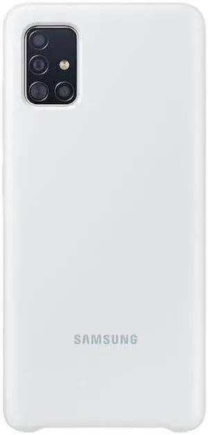 galaxy a51 lte silicone cover white