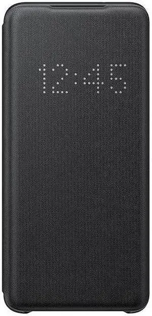 galaxy s20 5g led wallet cover black