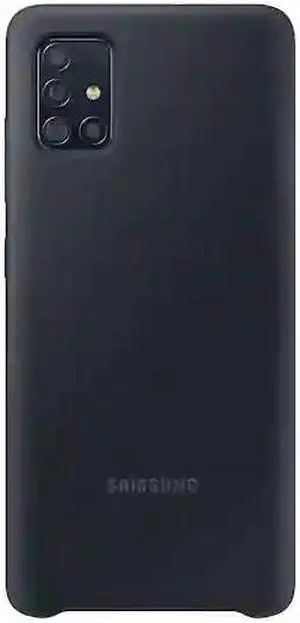 galaxy a51 lte silicone cover black