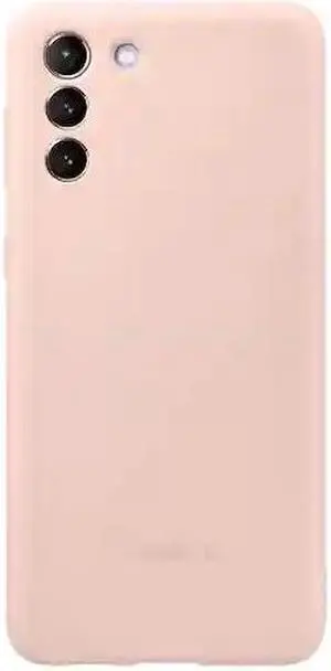 galaxy s21+ 5g silicone cover pink
