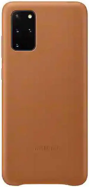 galaxy s20+ 5g leather cover brown