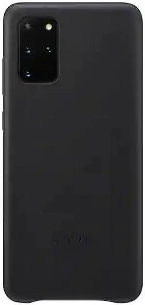 galaxy s20+ 5g leather cover black