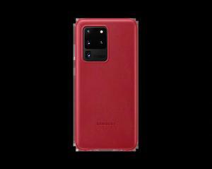 Galaxy S20 Ultra 5G Leather Cover, Red