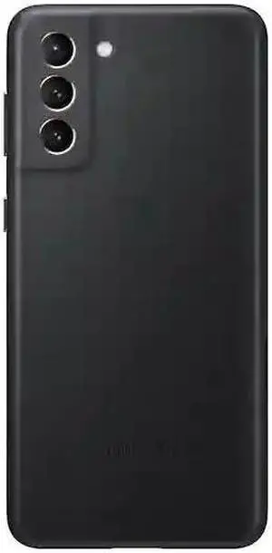 Galaxy S21+ 5G Leather Cover, Black