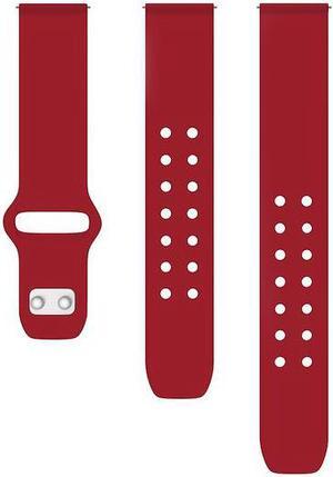 Quick Change Silicone Sport Watch Band, 20mm, Crimson Red -GP-ASPSWB20CRM