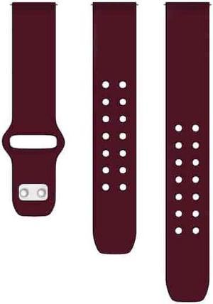 Quick Change Silicone Sport Watch Band, 20mm, Maroon -GP-ASPSWB20MAR