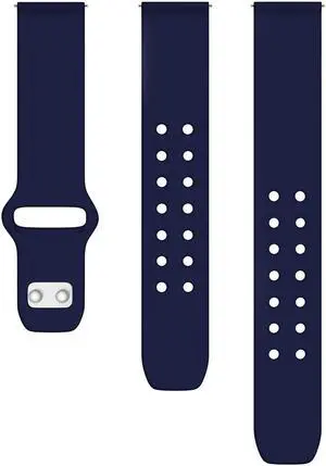Quick Change Silicone Sport Band 20mm Navy Blue Quick Change Silicone Sport Band 20mm Navy Blue
