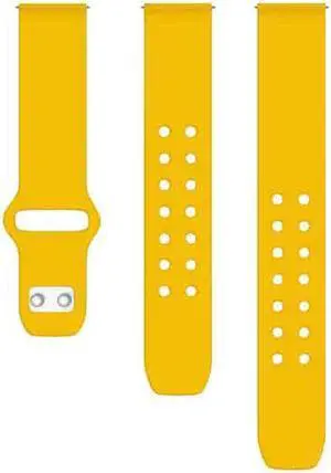 Quick Change Silicone Sport Watch Band (22mm)  Yellow -GP-ASPSWB22YEL