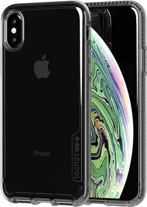 Tech21 Pure Smoke Case Cover for iPhone X XS 5.8" Grey T21-6183