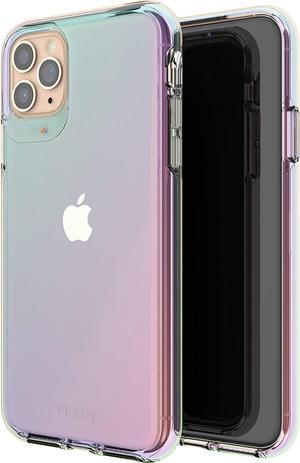 GEAR4 Crystal Palace Iridescent Compatible with iPhone 11 Pro Max Case, Advanced Impact Protection with Integrated D3O Technology, Anti-Yellowing, Phone Cover Iridescent