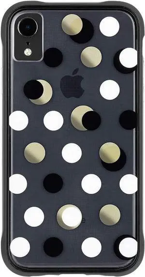 Case-Mate Wallpapers Black Metallic Dot Case For iPhone XR