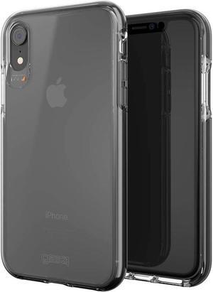 ZAGG Gear4 Piccadilly Piccadilly Clear Case with Advanced Impact Protection [ Protected by D3O ], Slim, Tough Design Compatible with Apple iPhone XR - Black
