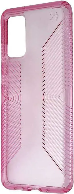 Speck Presidio Perfect-Clear Grip Case for Galaxy S20+ (Plus) - Transparent Pink