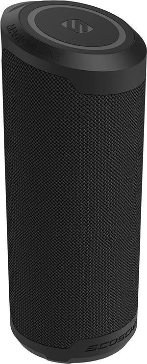 SCOSCHE BTMSMSC1 BoomBottle MS MagSafe Compatible Portable Wireless Bluetooth Speaker with Integrated MagicMount for Mobile and Music Devices, Black