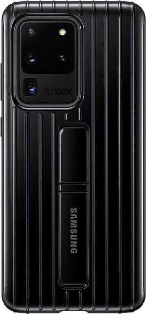 Samsung Rugged Protective EF-RG988 - Back cover for cell phone - black - for Galaxy S20 Ultra, S20 Ultra 5G EF-RG988CBEGUS