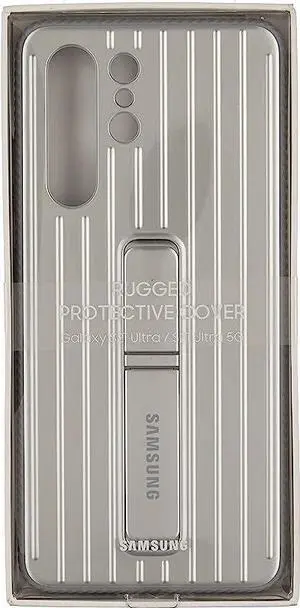 Samsung Protective Standing Cover EF-RG998 - Back cover for cell phone - silver - for Galaxy S21 Ultra 5G EF-RG998CJEGUS