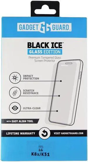 Gadget Guard Black Ice Glass Screen Protector For LG K8x/K31