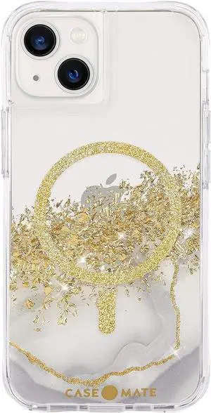 Case Mate KARAT 10 FT 3M Drop Protection Clear/ Gold For Iphone 13