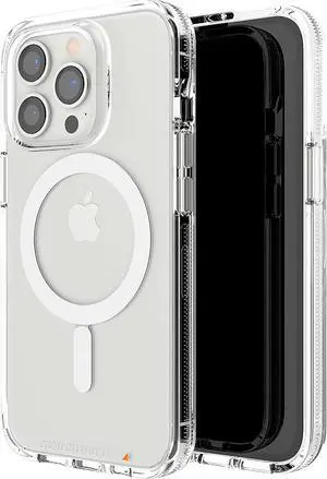 ZAGG Gear 4 Compatible With MagSafe13 FT/4M Drop Protection Crystal Palace Snap Clear Case For iphone  6.1" 2021(5G Compatible)