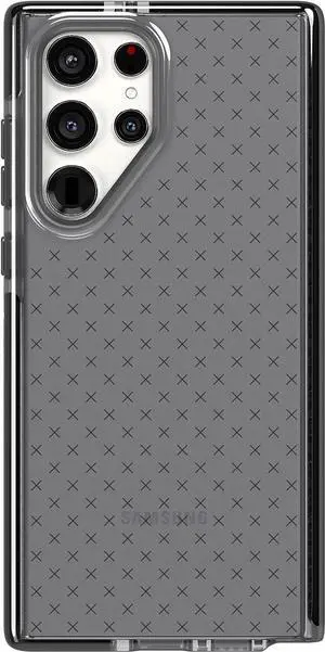 Tech 21 EVOCHECK Multi Drop 16 FT / 4.9M  Impact Tested  Phone Protection Clear Black Case For Samsung Galaxy S22 Ultra