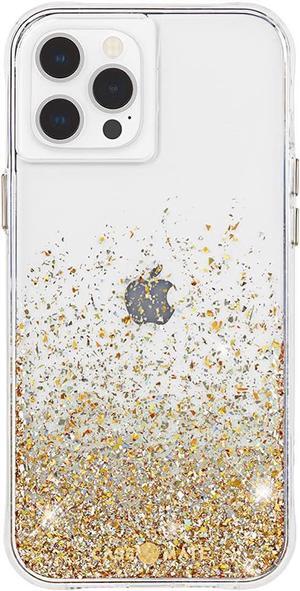 Case Mate With/ Avec Micropel Antimicrobial Protection 10 FT Drop Protection Twinkle Ombre Case For iphone 12/ iphone 12 Pro