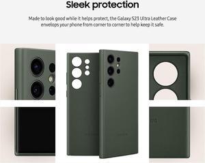 Samsung Leather Case - Samsung Galaxy S23 Ultra Green