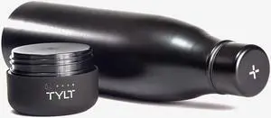 Tylt All-in-One Water Bottle And Portable Power Bank Connect And Charge +Drink And Recharge Black - OEM