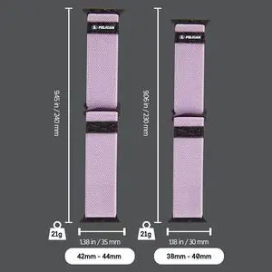 Case-Mate Pelican Apple Watch Band for Series 1,2,3,4,5 | 38-40mm | Color: Mauve Purple
