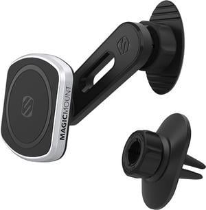 Scosche MagicMount Pro 4-In-1 Dash/Vent Magnetic Phone Mount Kit Black